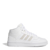 adidas Rapid Court Mid High-Top Trainers Mens Triple White 8 (42)