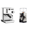 Rancilio Silvia E, biela + Eureka Mignon Perfetto, NX black