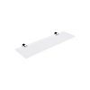 Nimco BORMO polička 40x11cm chróm/extra číre matné sklo BR 11091B-40-26