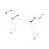 Wenko | WENKO 3774021100 - Sušiak na bielizeň SUMMER DRY 153x76 cm biela/ružová | WE0412