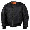Bunda MFH® Flight Jacket MA1 “Bomber“ – Čierna vel. L