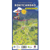 Ručně malovaná cyklomapa Rokycansko