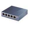 Gigabit Switch TP-LINK TL-SG105 . 5-port 10/100/10000M, 5x 10/100/1000M RJ45 ports, supports GMP Sno