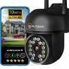 VONKAJŠIA WIFI OTOČNÁ IP KAMERA 10MP 4K ULTRA HD MIKROFÓN SLEDOVANIE ZOOMU