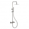 Swiss aqua technologies Sprchový systém SAT Aurum s termostatickou baterií broušený gun metal SATSSTKAURBGM