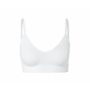 Tchibo - Bezšvová podprsenka s rebrovanou štruktúrou - pre dámy - veľ. S 36/38 - farba: biela