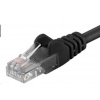 PREMIUMCORD Patch kábel UTP RJ45-RJ45 CAT5e 0.25m čierna