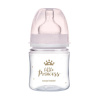 Canpol babies Fľaša so širokým hrdlom Royal Baby 120 ml Ružová