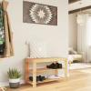 vidaXL Botník 3-poschodový 70x27,5x45 cm bambus 373365