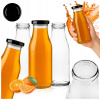 5 x FĽAŠA NA ŠŤAVU 500 ML ŠŤAVA, NÁPOJE, UTIERKY, VODU DO VODY S UZÁVEROM