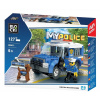 Blocki lego stavebnica Polícia, Policajné auto s väzením,127 dielov ( Blocki lego stavebnica Polícia, Policajné auto s väzením,127 dielov)