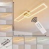 Stropné svietidlo, lampa - Nemecká LED stropná lampa-COLD + diaľkové ovládanie (Nemecká LED stropná lampa-COLD + diaľkové ovládanie)