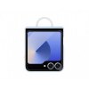 Zadný kryt EF-QF741CTE Samsung Clear pre Galaxy Z Flip 6 Transparent