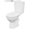 Cersanit ARTECO WC-Kombi CleanOn, vodor. odpad,3/6l bočný prív.+WC sed. SC PP K667-069 K667-069