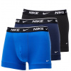 Pánske boxerky Nike Everyday Cotton Stretch Trunk 3P - Viacfarebný (M)