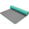 YOGA MAT YATE TPE- protišmykový povrch, tyrkysová/šedá 1730x610x6 mm