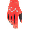 rukavice RADAR, ALPINESTARS, detské (červená/strieborná, vel. 3XS)