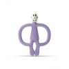 MATCHSTICK MONKEY TEETHER Hryzátko a zubná kefka Purple