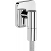 Hansgrohe FixFit Fine Q - Nástenné kolienko so spätným ventilom, chróm 28884000