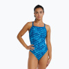 Dámske jednodielne plavky Tyr Durafast Elite Oceanid Diamondfit light blue/aqua