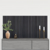 vidaXL akustické nástenné panely 2 ks lamelové 60,5x60 cm dubová dyha 42002581