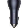 NONAME Baseus CGJP010013 Nabíječka do Auta Triple Quick Charger USB/USB-C/USB-C 65W Dark Grey