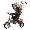 BABY MIX Detská trojkolka 3v1 TYPHOON 360° army 108x92x55 plnofarebný motív