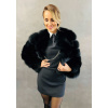 Max Original Leather Dámsky kožuch líška 247FX black (L 46-48) - Čierna - L
