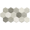 Realonda Stonehenge Hex Frost 26,5x51 cm mat STHHEXFR