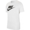 Nike Pánské tričko M NSW Tee Icon Futura bílé, velikost XL (AR5004 101)
