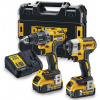 DeWALT DCK268P2T-Q Sada aku náradia: DCD791 + DCF887 (2x5,0Ah/18V) Tstak II kufor