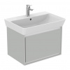 Ideal Standard Connect Air - Skrinka pod umývadlo CUBE 650 mm, 1 zásuvka, svetlá šedá E0847EQ