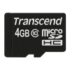 TRANSCEND MicroSDHC karta 4GB Class 10, bez adaptéru TS4GUSDC10