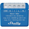 Shelly Qubino Wave 1 Mini, spínací modul 1x 8A SHELLY-QUBINO-WAVE-1-Mini-1620