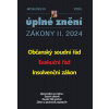 Aktualizace 2024 II/5 Občanský soudní řád, Exekuční řád, Insolvenční zákon