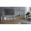 Cama Meble Tv stolík LIFE, biely mat/latte lesk