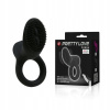 Erekčný krúžok Pretty Love Cobra čierny, priemer 2,6 cm