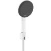 HANSGROHE Raindance Alive Select S sprchová súprava, ručná sprcha 3jet EcoSmart priemer 125 mm, sprchový držiak a textilná sprchová hadica Designflex 160 cm, matná biela, 24611700