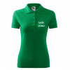 Polokošeľa dámska pique 210 s LOGOM Farba: trávovo zelená, Veľkosť: L