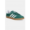 Detské semišové tenisky adidas Originals GAZELLE INDOOR JS3800 zelená EUR 35.5