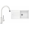 Set Blanco 12-D 25 (dřez Zia XL 6 S Bílá + baterie Mida Bílá)