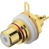 Monacor T-710GI cinch vstavaná zásuvka; 0344300