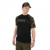 Tričko Fox Black/Camo Raglan T-Shirt Veľkosť M