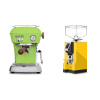 Ascaso Dream PID, Fresh Pistachio + Eureka Mignon Specialita, CR yellow