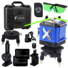 LEAN 4D laser úrovne 16 riadkov, puzdro, 2 batérie, modré