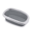 STEFANPLAST Sprint 20 toaleta pre mačky s okrajom sivá/biela 39x58x17cm