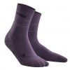 CEP Reflective Mid Cut Socks Vysoké ponožky dámské Barva: Fialová, Velikost: IV