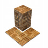 Terasová doska 30x30x2CM Vodoodolná podlaha Pohyblivá imitácia dreva 27ks
