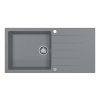 Alveus CADIT 50 kuchynský granitový drez so sifónom 100x50 - G- 81 Beton 1140595