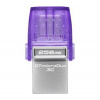 Kingston DataTraveler MicroDuo 3C 256GB /200MBps/USB 3.2/USB-A + USB-C/Fialová DTDUO3CG3/256GB